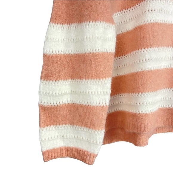 FRNCH Paris Nadiege Striped Boxy Sweater M/L NWT w/ FLAW - Picture 8 of 12